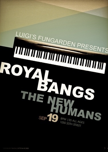 TNHZ_ROYAL BANGS FLYER « Jetstreamprojector's Blog #flyer #design #poster #typography