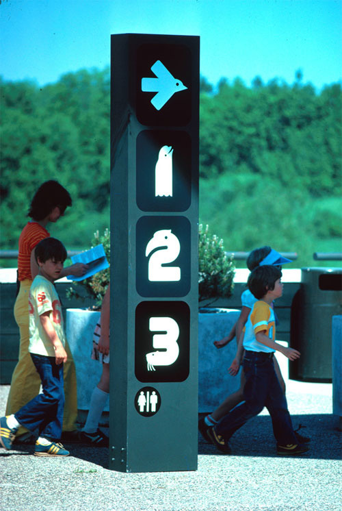 lance wyman Minnesota Zoo Pedestrian Signs