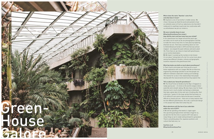 Domus Nova Magazine spread