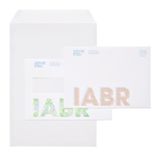 Stout/Kramer #envelopes #design #simple #corporate #identity #blue #typography