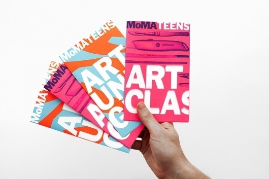 MoMA Teens Mailer - The Department of Advertising and Graphic Design #color #moma #teens #typography
