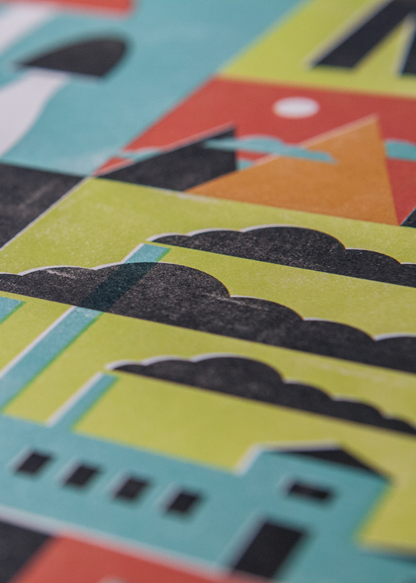 Big Big Mess Poster #print #illustration #poster #type #typography