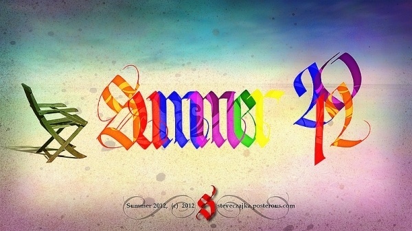 All sizes | Summer 2012 - Beach Edition | Flickr - Photo Sharing! #calligraphy #ocean #2012 #photography #summer #type #beach #typography