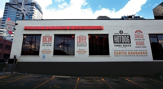 Graphic-ExchanGE - a selection of graphic projects #restaurant #environmental #identity #retail #type #typography