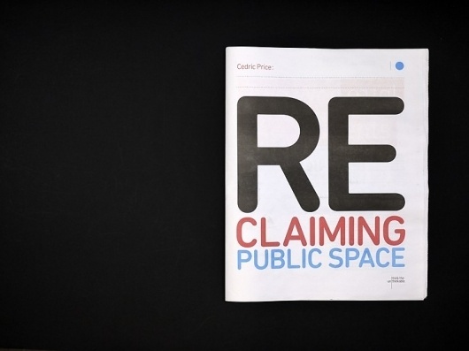 Graphical House - Cedric Price #logo #print #newspaper #stationery