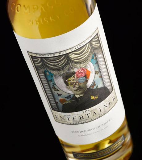 Display_web_9 14 12_entertainer1 #bottle #retro #illustration #whisky #collage #package