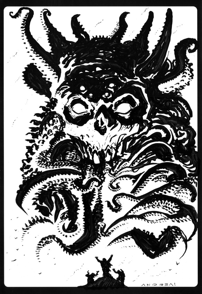 Summoning by francesco-biagini on deviantART #summoning #skull #demon