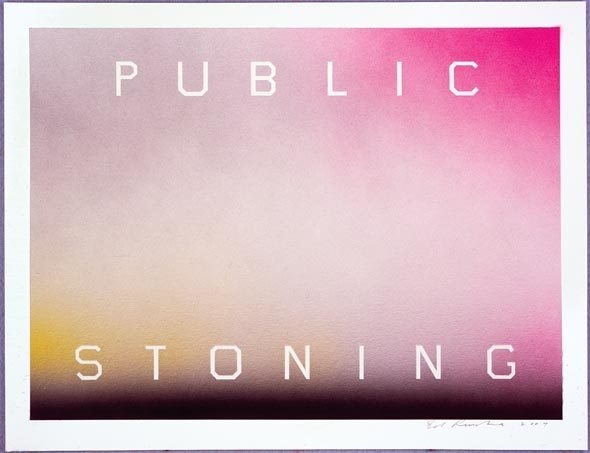 ed ruscha, typography