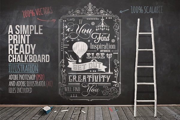 Chalk Typography Artwork