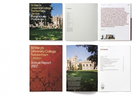 Communicating strong values for St Mary's University College #print #annual #report