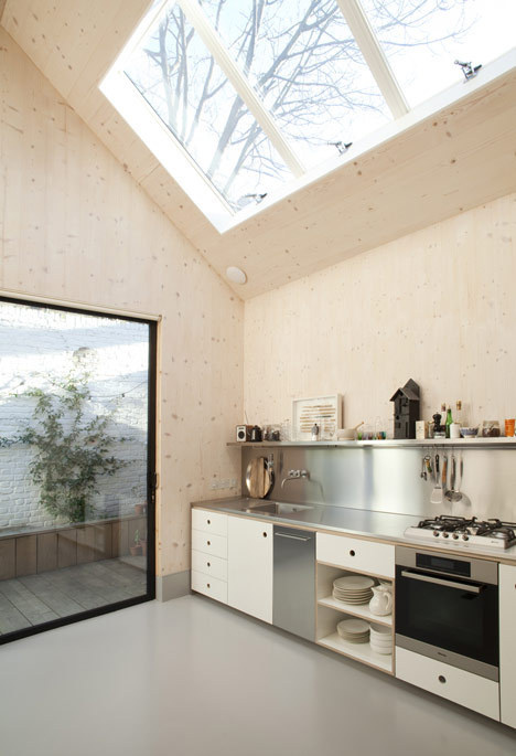 Gingerbread House by Laura Dewe Matthews #interior #glass #wood #kitchen #architecture #light