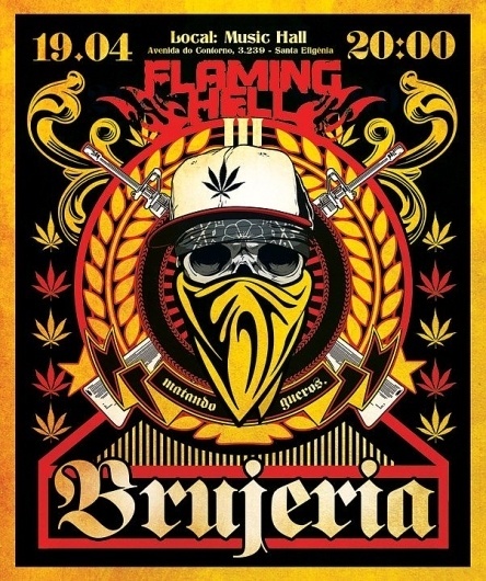 530871_377488348939689_100000355801125_1298240_2109693558_n.jpg (602×717) #brujeria #gig #poster