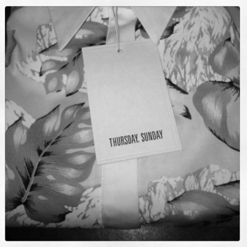 THURSDAY, SUNDAY #fashion #sunday #thursday #shirt