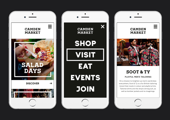 camden market hoardings branding corporate design minimal black mindsparkle mag amsterdam black branding camden corporate design hoarding i