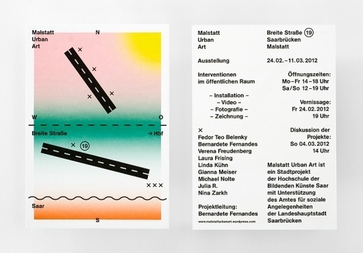 malstatt urban art : Studio Laucke Siebein #print #design #graphic #flyer