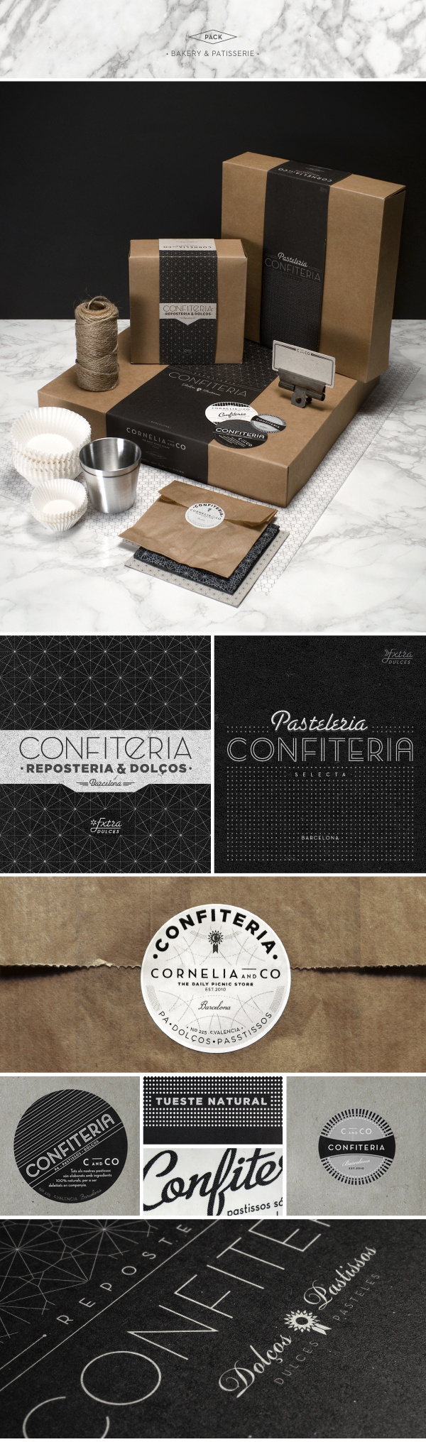 CORNELIA and CO [ Brand identity #type #brand #identity #stationary