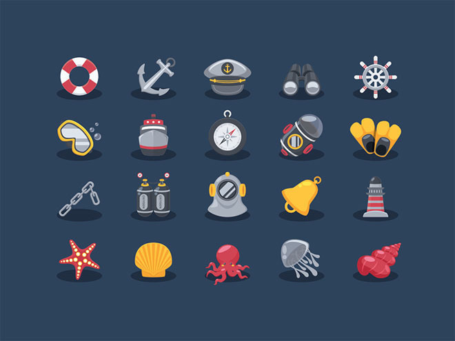 Free Sea Elements Icon