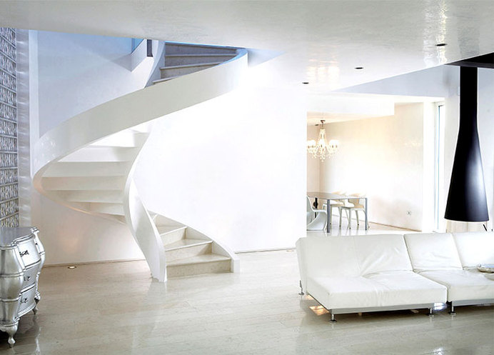 Concrete Spiral Staircases by Rizzi lightweight concrete staircase #interior #concrete #spiral #stairs #staircases