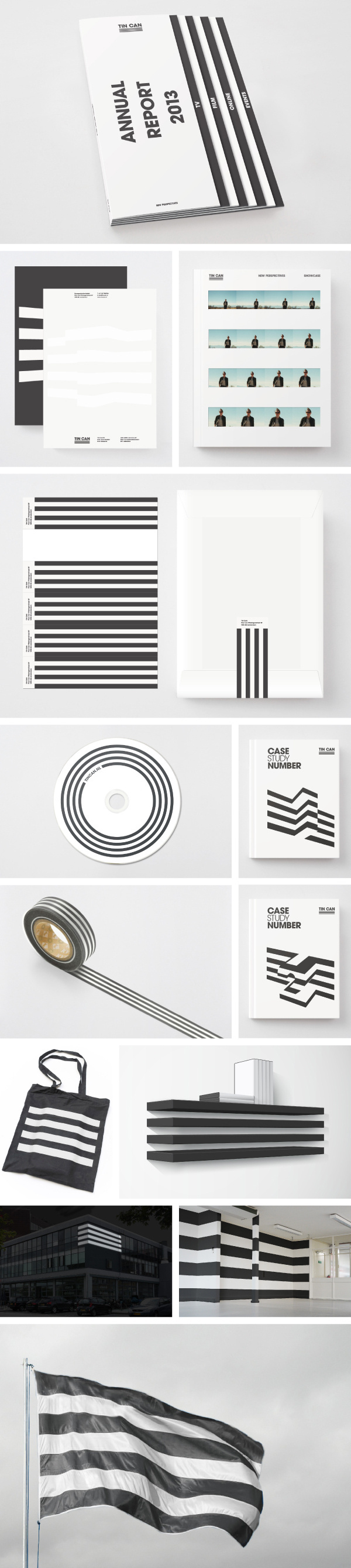 TIN CAN - visual identity on Behance #patterns