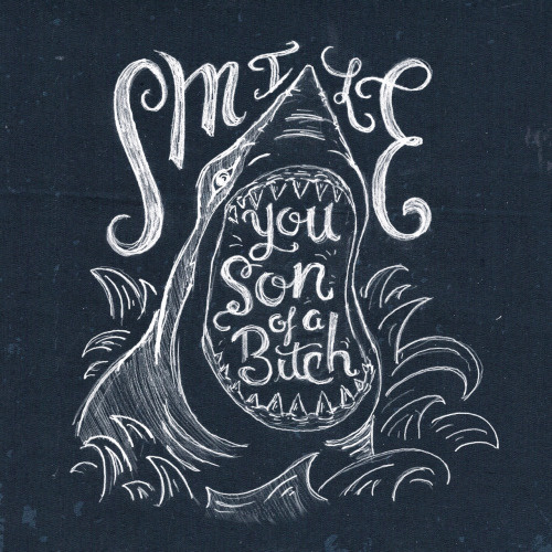#illustration #handtype #handlettering #design #typography #type #doodle #sketch #sharks #jaws #sharkweek #sharkweek2015 #shark #moviequote