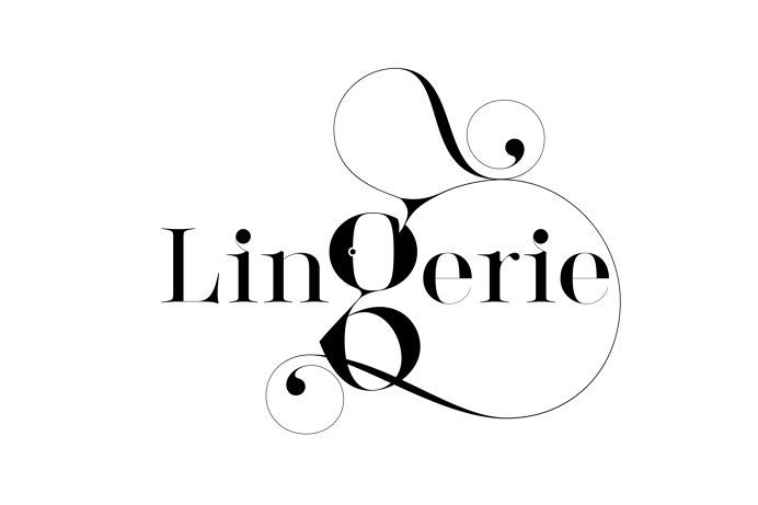 Lingerie Typeface - The Most Advanced Typeface For Fashion And Luxury by Moshik Nadav Typography #Lingerie #Typeface #Fashion #FashionTypogr