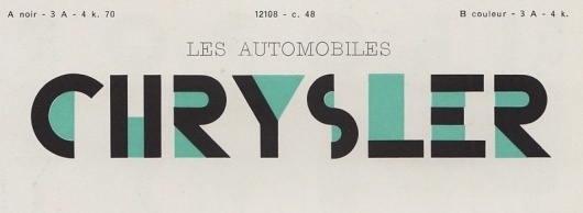 Klim - Double Bifur #deco #french #art #typography