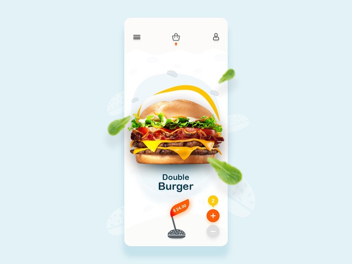 Food Delivery App burger app design food delivery app delivery app mobile app app design ux ui food delivery application food food delivery