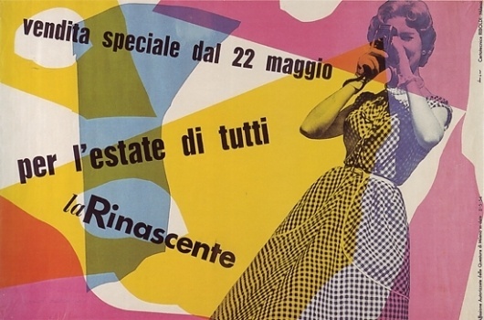 Max Huber, La Rinascente: Per I'estate Di Tutti, 1954 #1954 #max #huber #design #graphic #poster