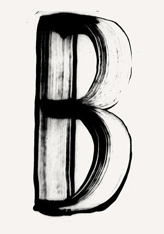 #Typography #B #Letter #FFFFound
