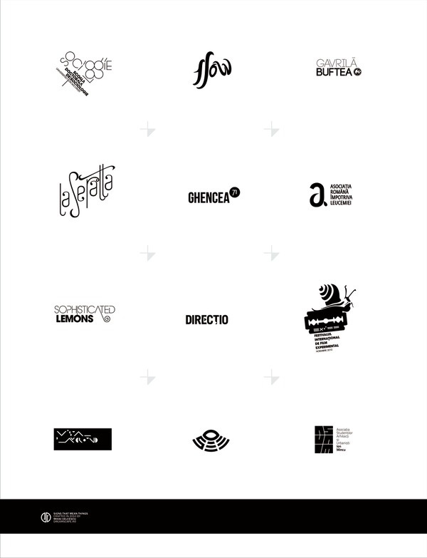 Logofolio 2010 #logo #minimalism #typography