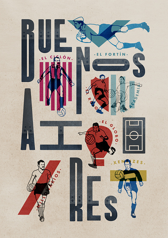 Illustrations and Typography by Jorge Lawerta | Inspiration Grid | Design Inspiration #typography