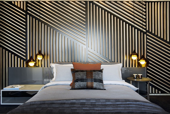 Trendy Apartment Decor with Geometric and Graphic Elements - #decor, #interior, #bedroom,