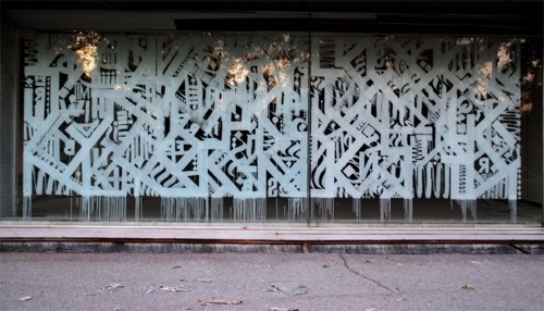 BLAQK #calligraphy #greg #lines #geometry #2012 #blaqk #art #street #papagrigoriou #simek