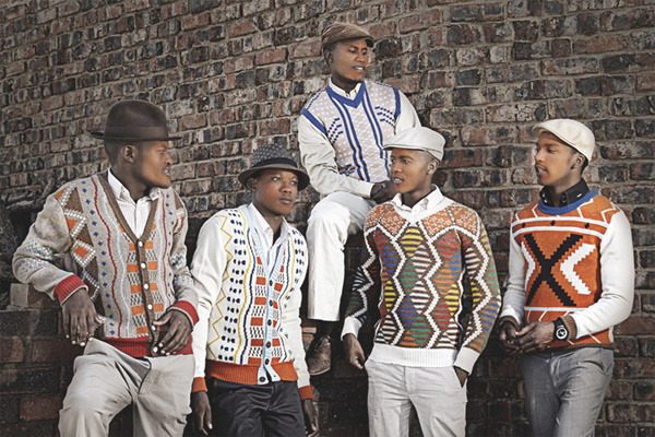South African knitwear Laduma ngxokolo #laduma #africa #design #south #fashion #knitwear #ngxokolo