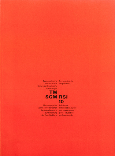 Cover from 1963 Typographische Monatsblätter issue 10 #berman #grids #design #cover #felix #typography