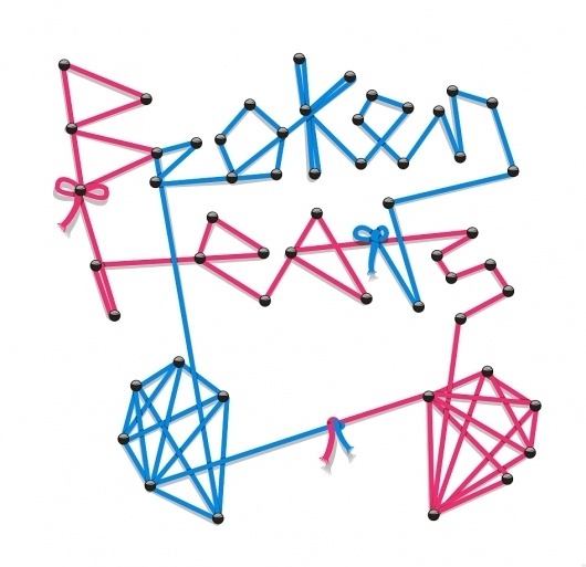Todos os tamanhos | Broken Line Hearts | Flickr – Compartilhamento de fotos! #type #line #cyan #magenta