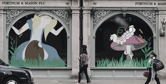 Fortnum & Mason - by sophie riano - https://www.behance.net/sophieriano #mason #shop #chocolate #tea #window #fortnum