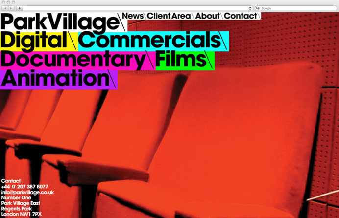 Park Village - Proud Creative #ident #design #title