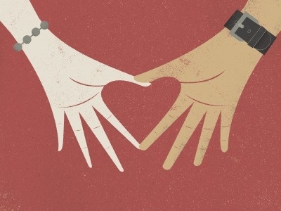 Dribbble - Relationship by Dustin Wallace #illustration #hands