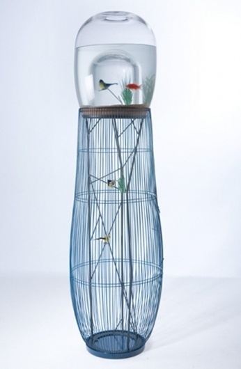 Bird Cage Aquarium #product #design #funiture