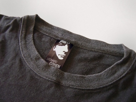 22DG Portfolio Leonard Cohen T-Shirt #cohen #packaging #tshirt #song #shirt #leonard #pill #22dg #music #typography