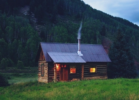 Google Reader (41) #cabin #woods #house