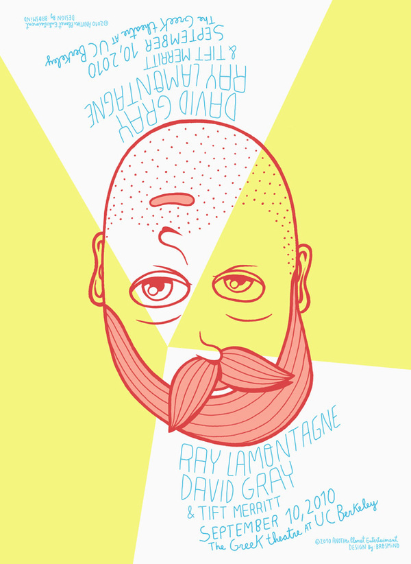 Upside Down, by Brosmind #inspiration #creative #down #beard #design #graphic #yellow #illustration #poster #upside