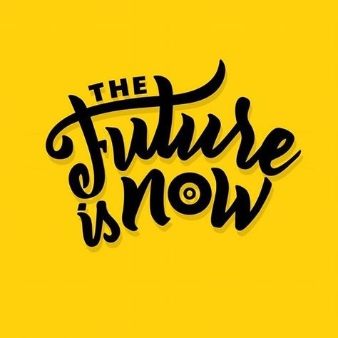Logo en lettering para The Future is Now ✨😌