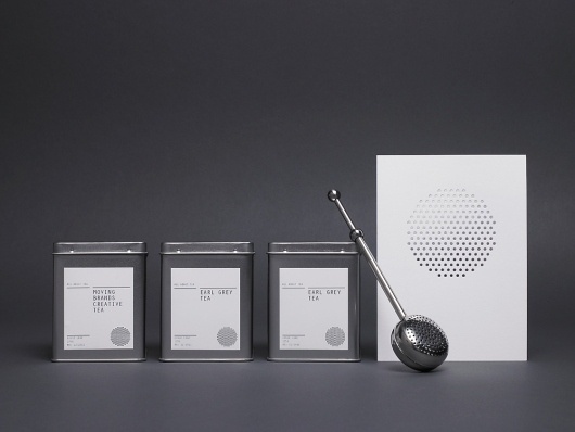 Moving Brands – All About Tea | September Industry #cut #white #silver #laser #black