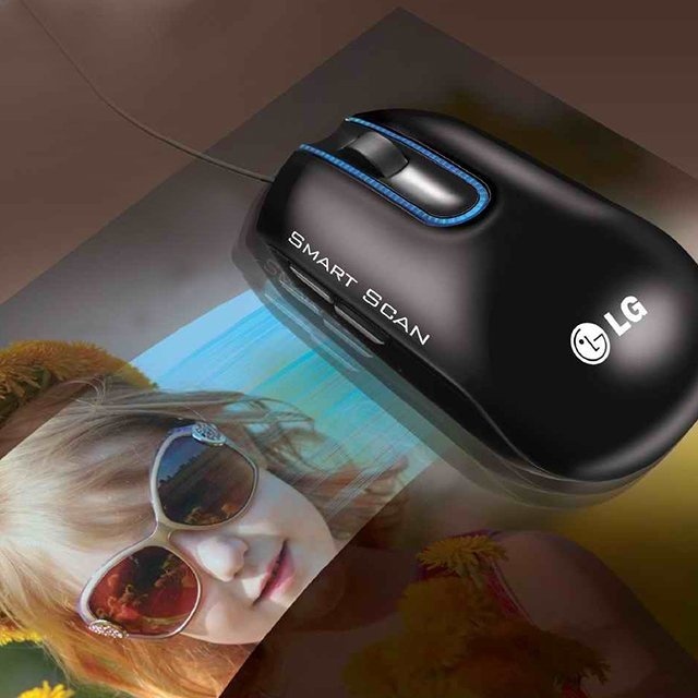 Smart Scan Mouse by LG #tech #flow #gadget #gift #ideas #cool