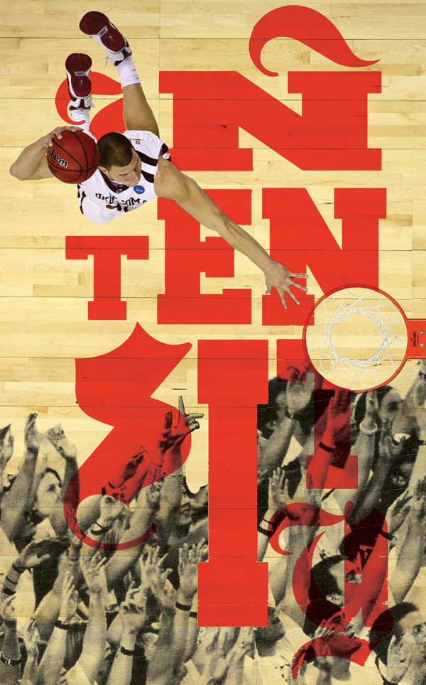 Nike March Madness on Behance #baskettball #hort #design #graphic #not #nike #poster #typography