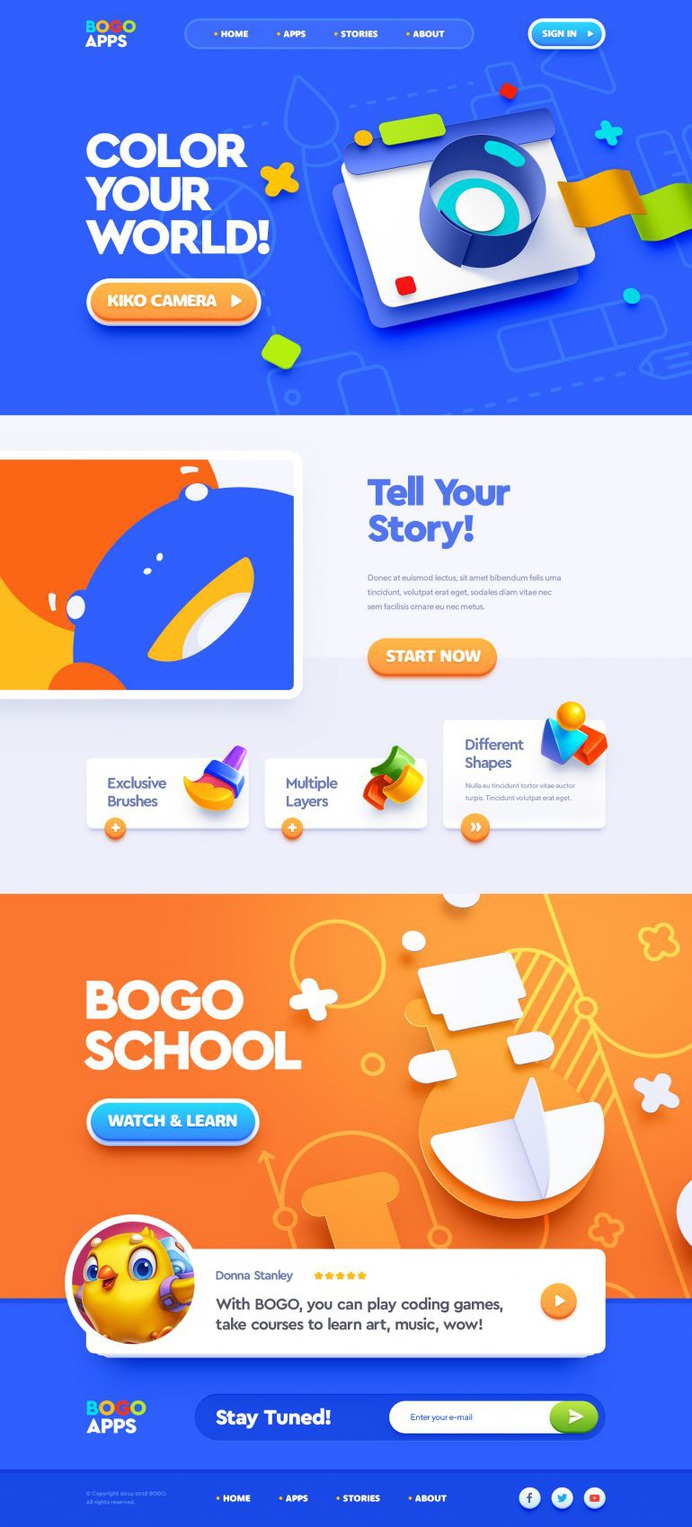 Bogo Apps / Web site design