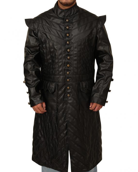 Captain Flint Black Sails Leather Coat