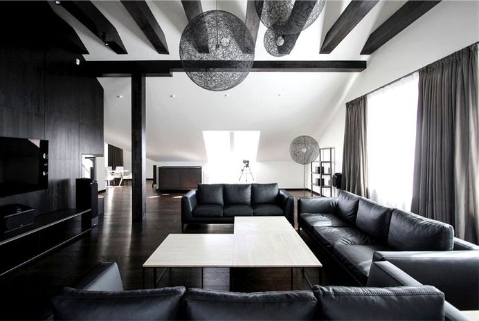 Penthouse Apartment Designed by Ramunas Manikas - InteriorZine